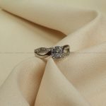 انگشتر نقره زنانه کد 8125