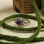 انگشتر عقیق سوسنی زنانه کد 8134