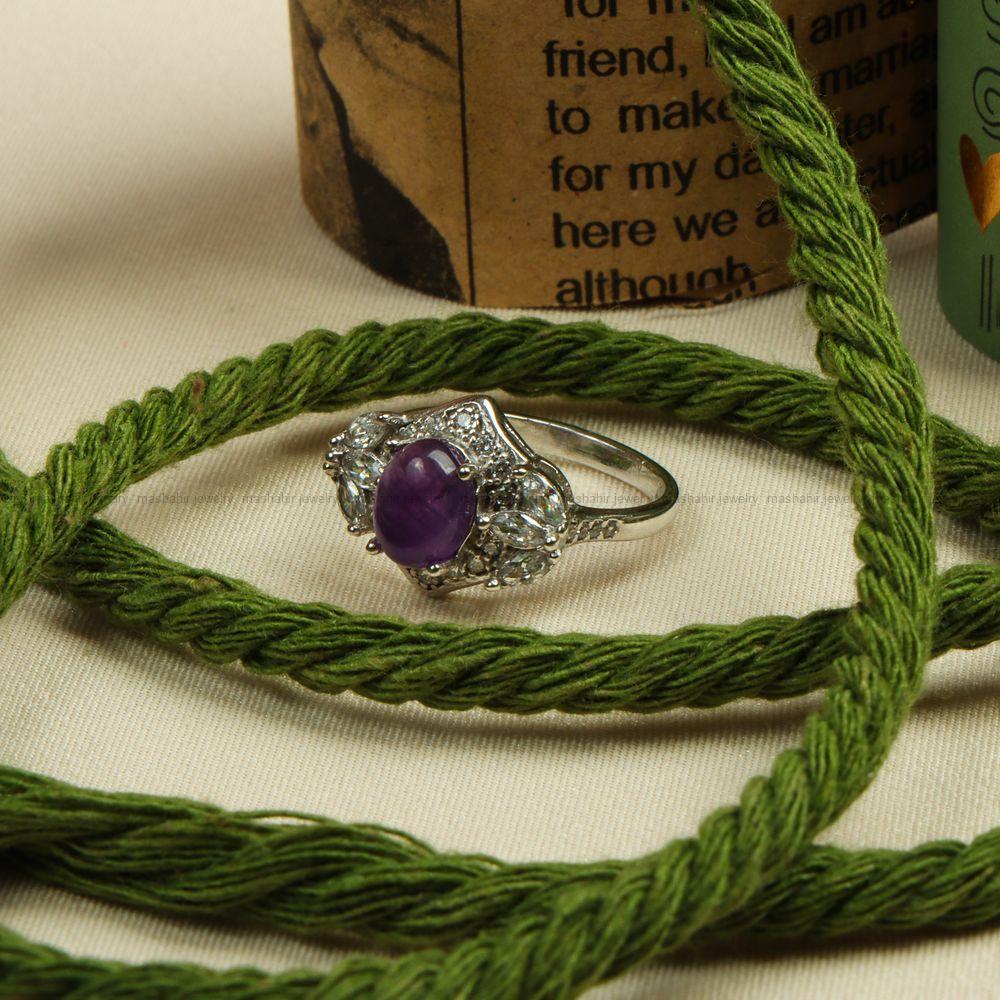 انگشتر عقیق سوسنی زنانه کد 8134