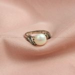 انگشتر طرح مروارید زنانه کد 8147