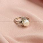 انگشتر طرح مروارید زنانه کد 8148