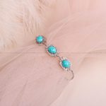 دستبند فیروزه زنانه کد 8202