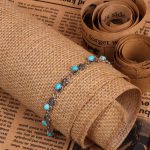 دستبند فیروزه زنانه کد 8213