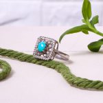 انگشتر فیروزه شجری زنانه کد 8256