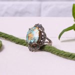 انگشتر فیروزه شجری زنانه کد 8261