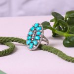 انگشتر فیروزه شجری زنانه کد 8268