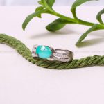 انگشتر فیروزه شجری زنانه کد 8277