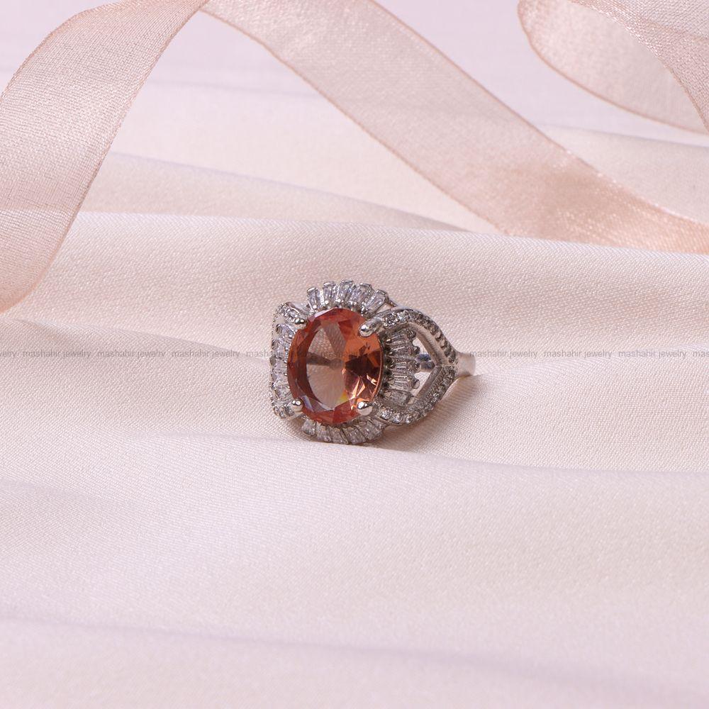 انگشتر الکساندریت زنانه کد 8304