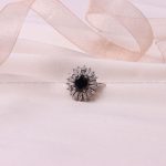 انگشتر یاقوت کبود زنانه کد 8305