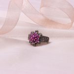 انگشتر یاقوت سرخ زنانه کد 8306