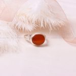 انگشتر عقیق یمن زنانه کد 8335