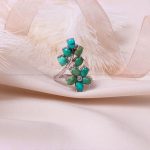 انگشتر فیروزه شجری زنانه کد 8351