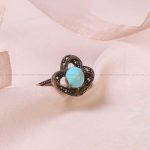 انگشتر فیروزه شجری زنانه کد 8354
