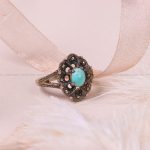 انگشتر فیروزه شجری زنانه کد 8361