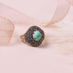 انگشتر فیروزه شجری زنانه کد 8372