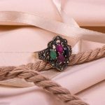 انگشتر میکس زنانه کد 8415