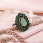 انگشتر فیروزه شجری زنانه کد 8423