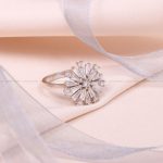 انگشتر نقره زنانه کد 8441