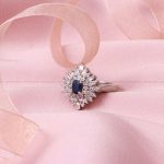 انگشتر یاقوت کبود زنانه کد 8478