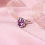 انگشتر آمیتیست زنانه کد 8479