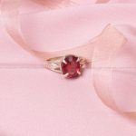 انگشتر یاقوت سرخ زنانه کد 8484