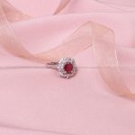 انگشتر یاقوت سرخ زنانه کد 8485