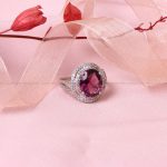 انگشتر آمیتیست سنتاتیک زنانه کد 8495