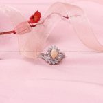 انگشتر اوپال زنانه کد 8504