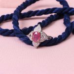 انگشتر یاقوت سرخ زنانه کد 8518