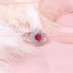 انگشتر یاقوت سرخ زنانه کد 8533