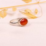 انگشتر عقیق یمن زنانه کد 8539