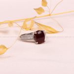 انگشتر عقیق یمن زنانه کد 8542