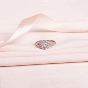 انگشتر الماس سنتاتیک زنانه کد 8572