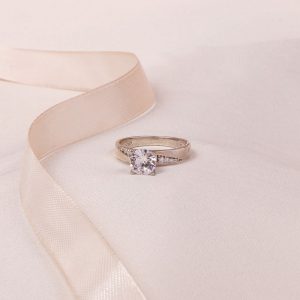 انگشتر الماس سنتاتیک زنانه کد 8589