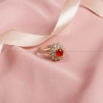 انگشتر عقیق یمن زنانه کد 8595