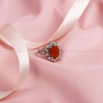 انگشتر عقیق یمن زنانه کد 8596