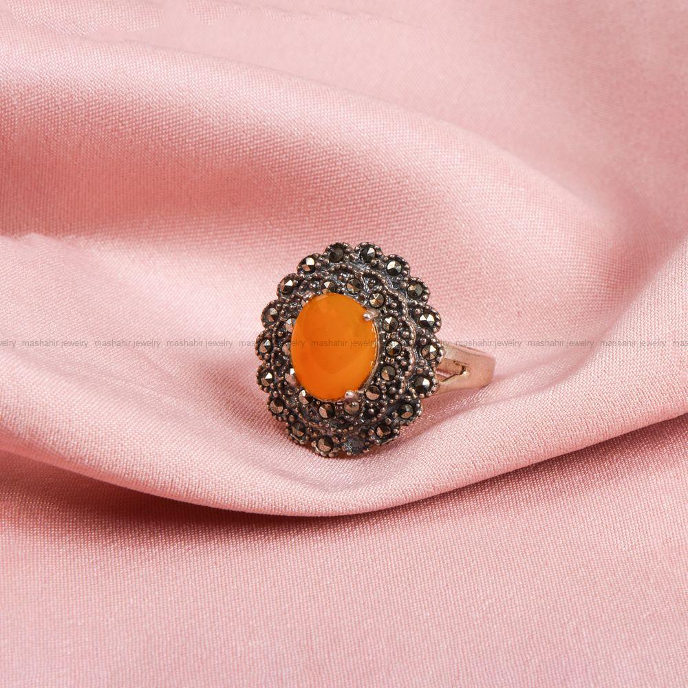 انگشتر شرف الشمس زنانه کد 8605