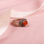 انگشتر عقیق یمن زنانه کد 8608