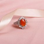 انگشتر عقیق یمن زنانه کد 8611