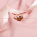 انگشتر عقیق یمن زنانه کد 8622