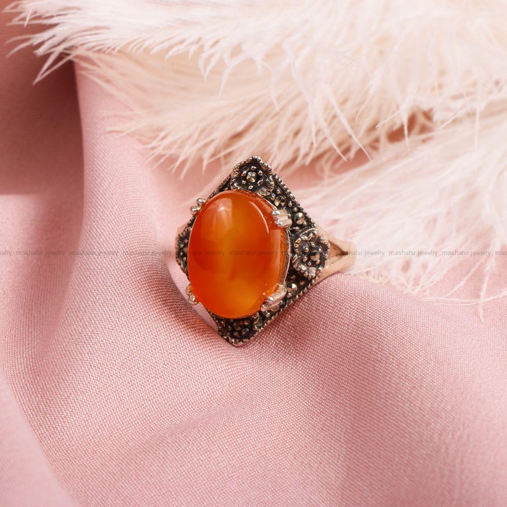 انگشتر شرف الشمس زنانه کد 8635