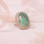 انگشتر فیروزه شجری زنانه کد 8654