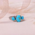 انگشتر فیروزه شجری زنانه کد 8655