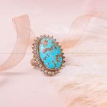 انگشتر فیروزه شجری زنانه کد 8663