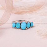 انگشتر فیروزه شجری زنانه کد 8666