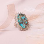 انگشتر فیروزه شجری زنانه کد 8673