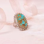 انگشتر فیروزه شجری زنانه کد 8679