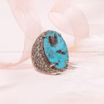 انگشتر فیروزه شجری زنانه کد 8685