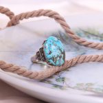 انگشتر فیروزه شجری زنانه کد 8698