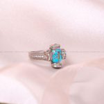 انگشتر فیروزه شجری زنانه کد 8702